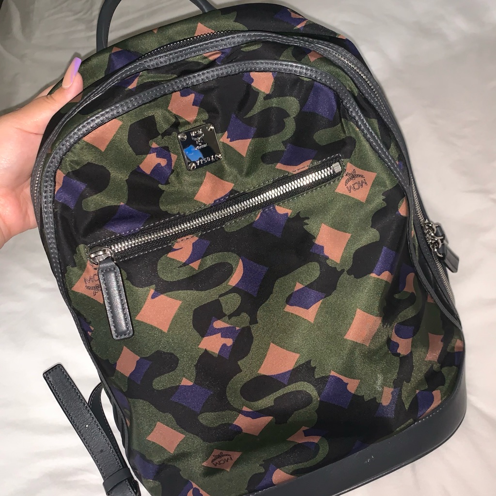 Mcm Camouflage Backpack